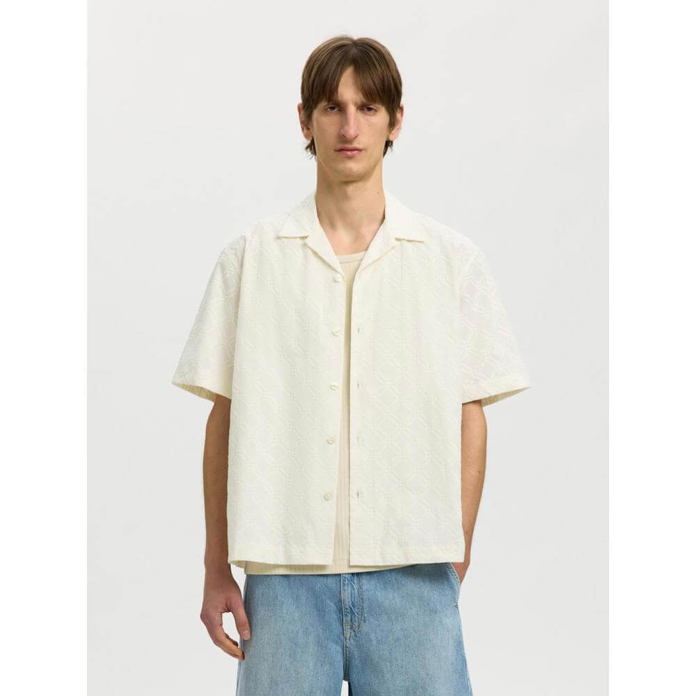 Selected Relaxed Amish Short Sleeve Shirt